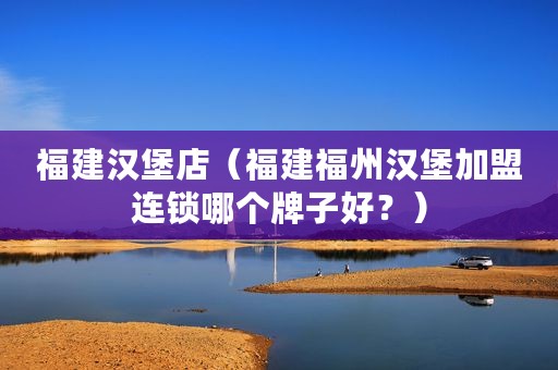 福建汉堡店（福建福州汉堡加盟连锁哪个牌子好？）