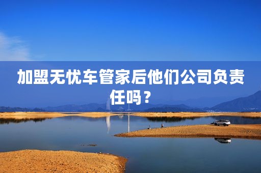 加盟无忧车管家后他们公司负责任吗？