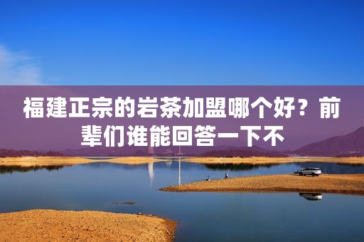 福建正宗的岩茶加盟哪个好？前辈们谁能回答一下不