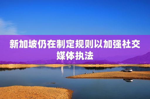新加坡仍在制定规则以加强社交媒体执法