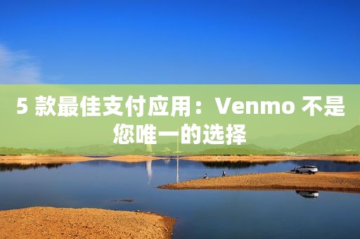 5 款最佳支付应用：Venmo 不是您唯一的选择