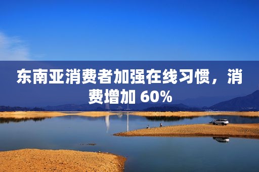 东南亚消费者加强在线习惯，消费增加 60%