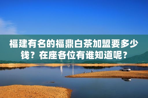 福建有名的福鼎白茶加盟要多少钱？在座各位有谁知道呢？