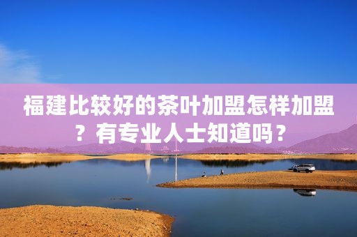 福建比较好的茶叶加盟怎样加盟？有专业人士知道吗？
