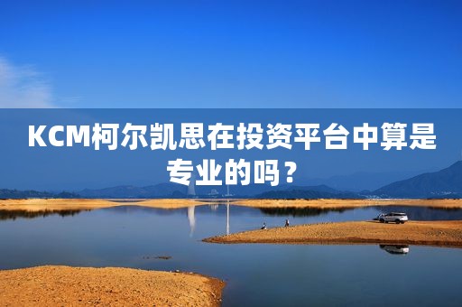KCM柯尔凯思在投资平台中算是专业的吗？