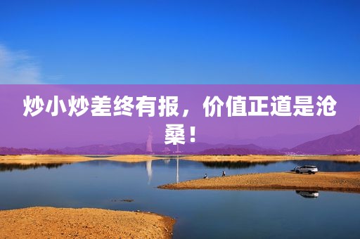 炒小炒差终有报，价值正道是沧桑！
