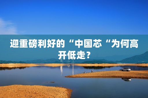 迎重磅利好的“中国芯“为何高开低走？
