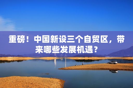 重磅！中国新设三个自贸区，带来哪些发展机遇？