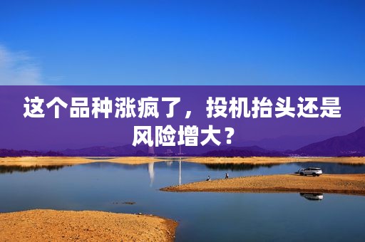 这个品种涨疯了，投机抬头还是风险增大？