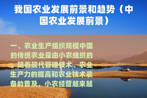 我国农业发展前景和趋势（中国农业发展前景）