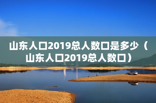 山东人口2019总人数口是多少（山东人口2019总人数口）