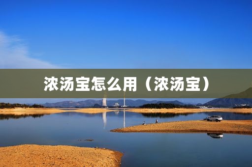 浓汤宝怎么用（浓汤宝）