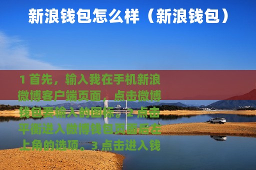 新浪钱包怎么样（新浪钱包）