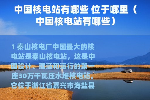 中国核电站有哪些 位于哪里（中国核电站有哪些）