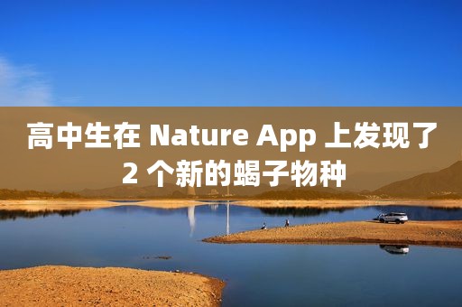 高中生在 Nature App 上发现了 2 个新的蝎子物种