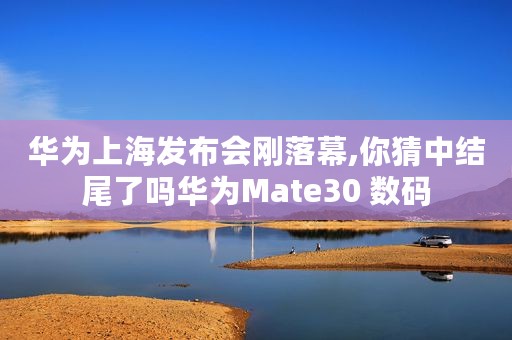 华为上海发布会刚落幕,你猜中结尾了吗华为Mate30 数码