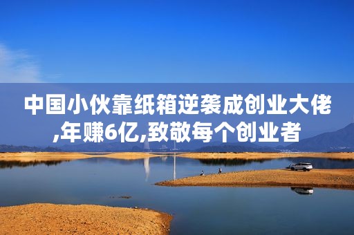 中国小伙靠纸箱逆袭成创业大佬,年赚6亿,致敬每个创业者