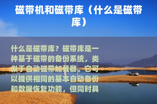 磁带机和磁带库（什么是磁带库）