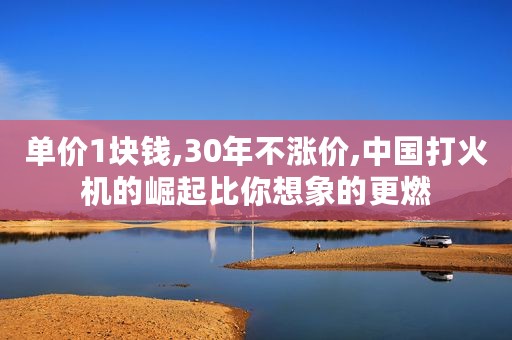 单价1块钱,30年不涨价,中国打火机的崛起比你想象的更燃
