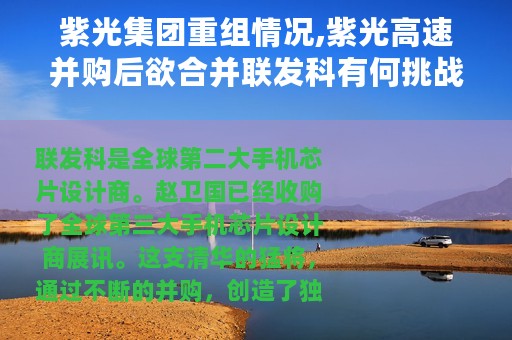 紫光集团重组情况,紫光高速并购后欲合并联发科有何挑战