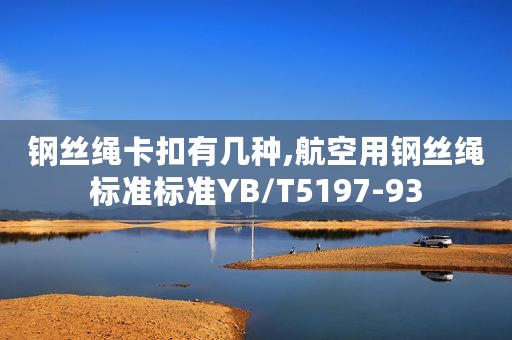 钢丝绳卡扣有几种,航空用钢丝绳标准标准YB/T5197-93