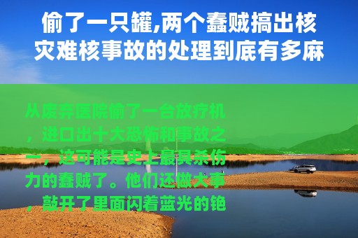 偷了一只罐,两个蠢贼搞出核灾难核事故的处理到底有多麻烦