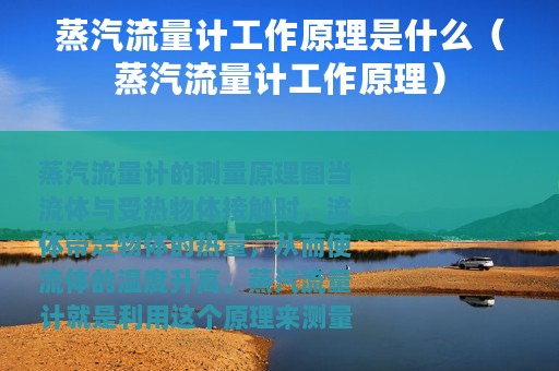 蒸汽流量计工作原理是什么（蒸汽流量计工作原理）