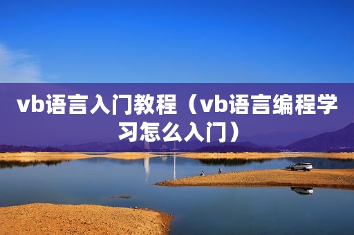 vb语言入门教程（vb语言编程学习怎么入门）