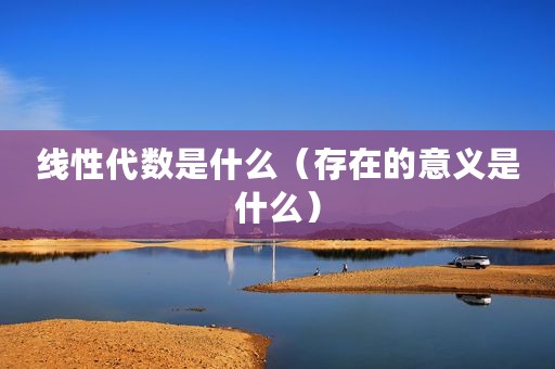 线性代数是什么（存在的意义是什么）