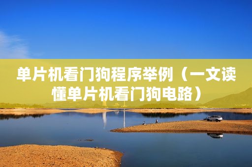 单片机看门狗程序举例（一文读懂单片机看门狗电路）