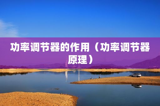 功率调节器的作用（功率调节器原理）