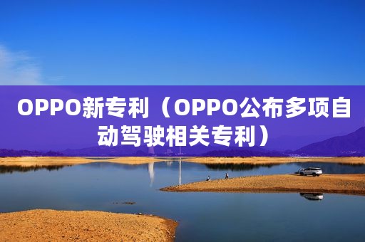 OPPO新专利（OPPO公布多项自动驾驶相关专利）