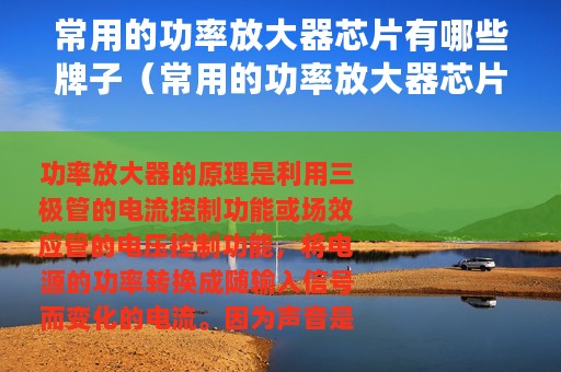 常用的功率放大器芯片有哪些牌子（常用的功率放大器芯片有哪些）