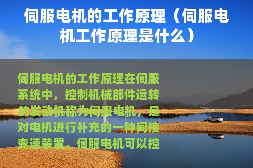 伺服电机的工作原理（伺服电机工作原理是什么）