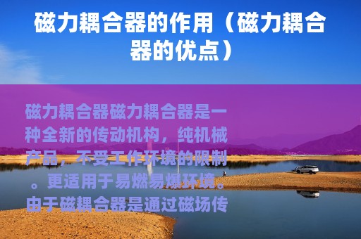 磁力耦合器的作用（磁力耦合器的优点）