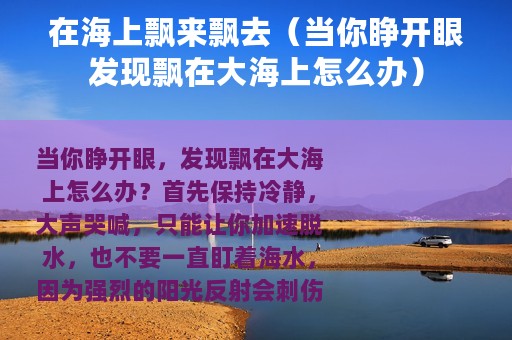 在海上飘来飘去（当你睁开眼发现飘在大海上怎么办）