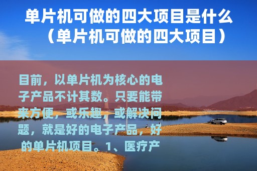 单片机可做的四大项目是什么（单片机可做的四大项目）