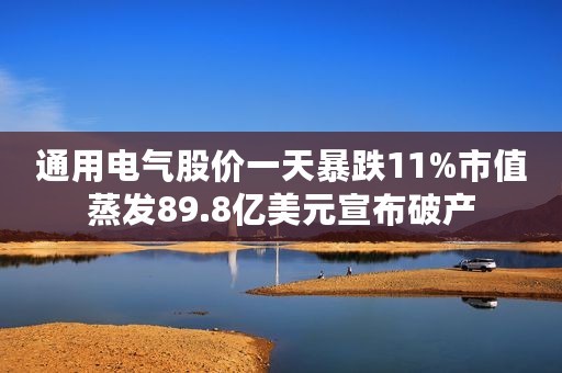 通用电气股价一天暴跌11%市值蒸发89.8亿美元宣布破产