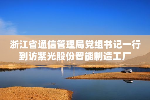 浙江省通信管理局党组书记一行到访紫光股份智能制造工厂
