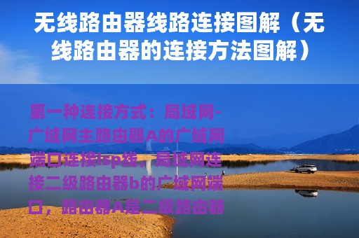 无线路由器线路连接图解（无线路由器的连接方法图解）