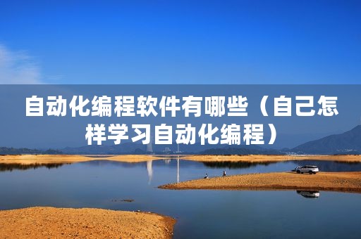 自动化编程软件有哪些（自己怎样学习自动化编程）