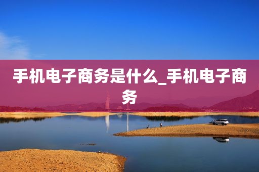手机电子商务是什么_手机电子商务