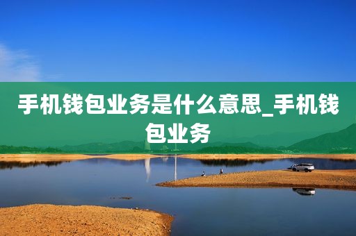 手机钱包业务是什么意思_手机钱包业务