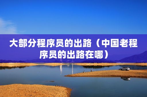 大部分程序员的出路(中国老程序员的出路在哪) 大部分程序员的出路(中国老程序员的出路在哪)