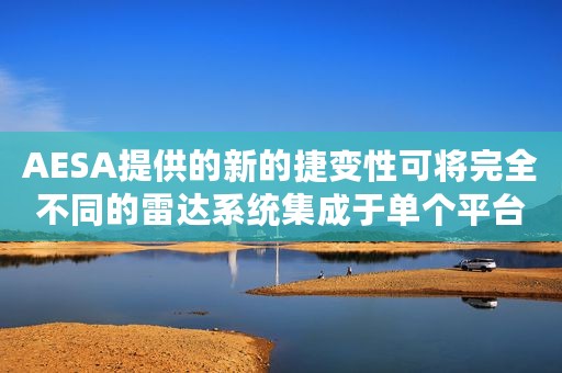 AESA提供的新的捷变性可将完全不同的雷达系统集成于单个平台上 AESA提供的新的捷变性可将完全不同的雷达系统集成于单个平台上