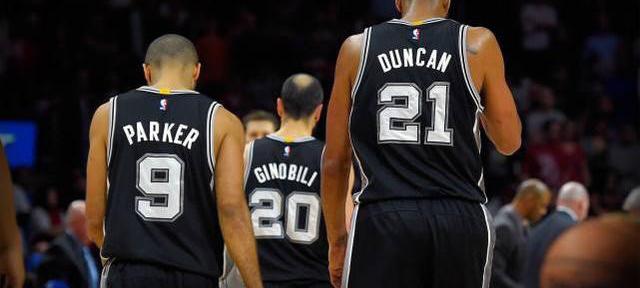 马刺三巨头拿了几个总冠军（马刺三巨头）