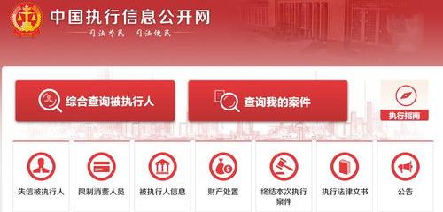 执行网被执行人失信查询系统（中国执行信息公开网查询系统）