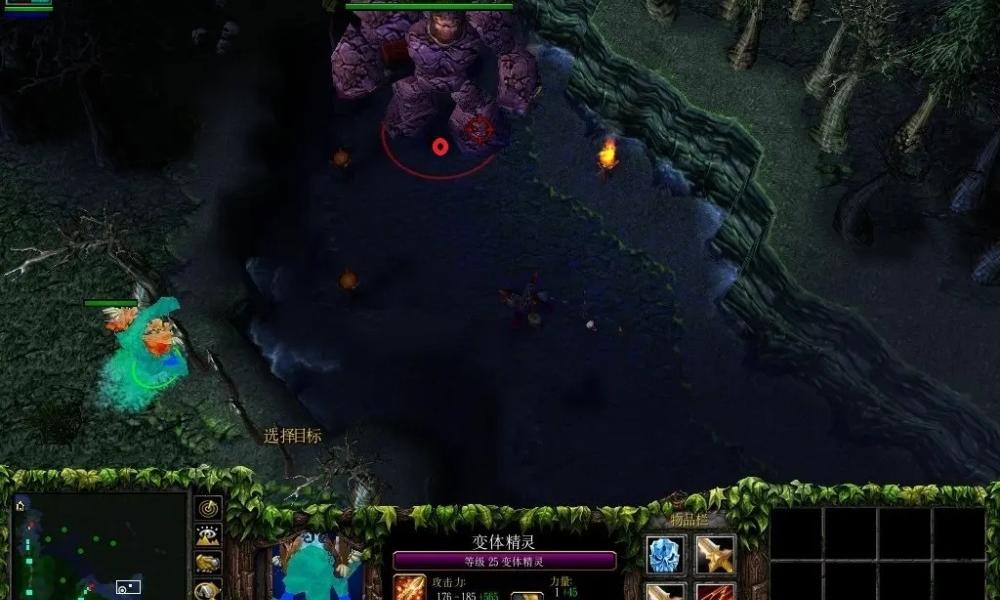 dota一级打肉山,水人卡肉山