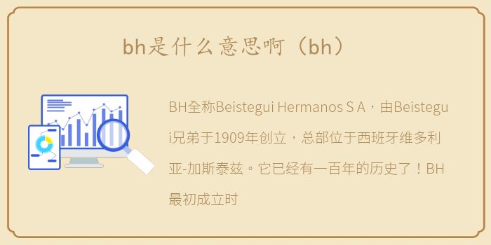 bh是什么意思啊（bh）