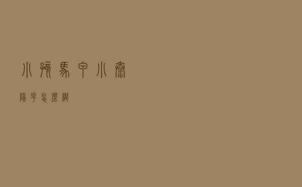 小孩马甲小太阳花怎么织